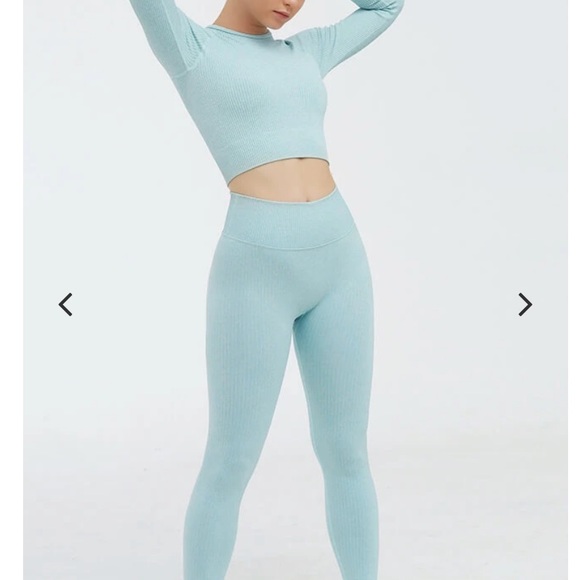 THREE COLORS SET MAYZIA Ribbed Seamless Legging - Picture 3 of 16